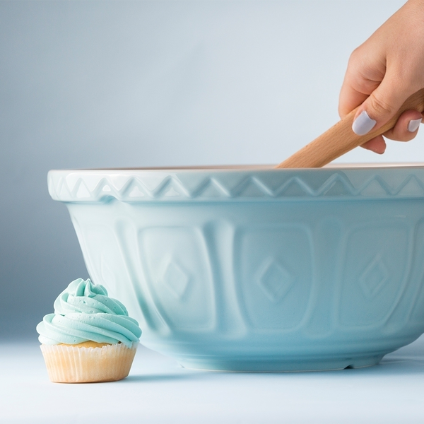 Bowl Colour Mix Azul Pastel 24cms