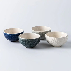 Set 4 Bowls Nautical 10cms