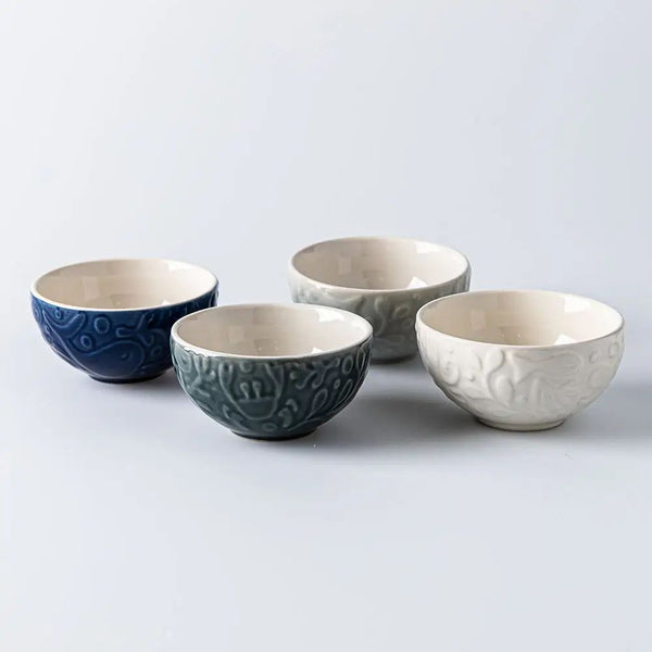 Set 4 Bowls Nautical 10cms