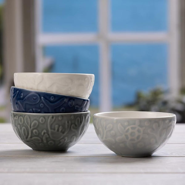 Set 4 Bowls Nautical 10cms