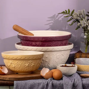 Bowl In The Meadow Rosas Crema 29cms