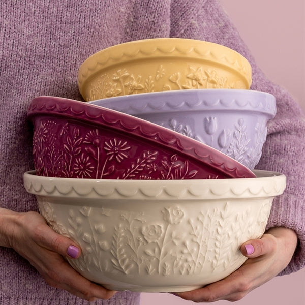 Bowl In The Meadow Tulipanes Lilas 24cms