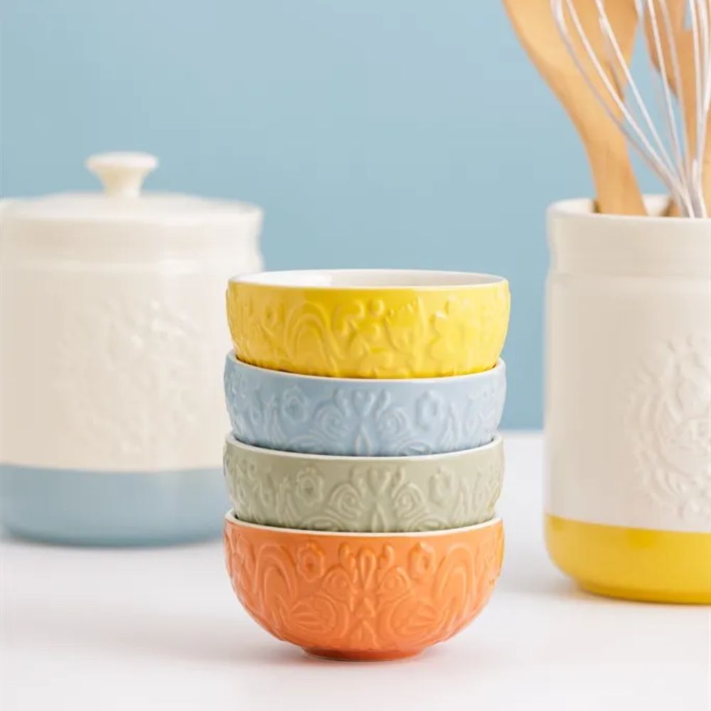 Set 4 Bowls Home To Roost 10cms