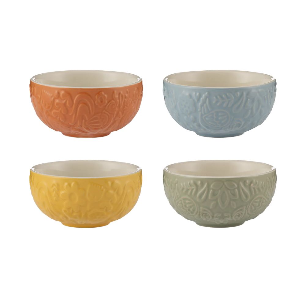 Set 4 Bowls Home To Roost 10cms
