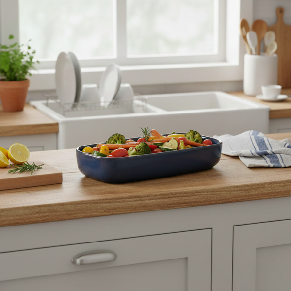 Fuente Reactive Blue Rectangular 31 cms