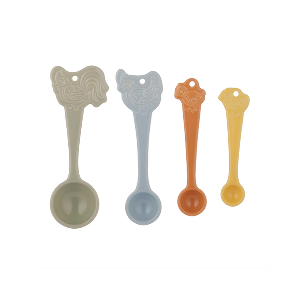 Set 4 Cucharas Medidoras Home to Roost