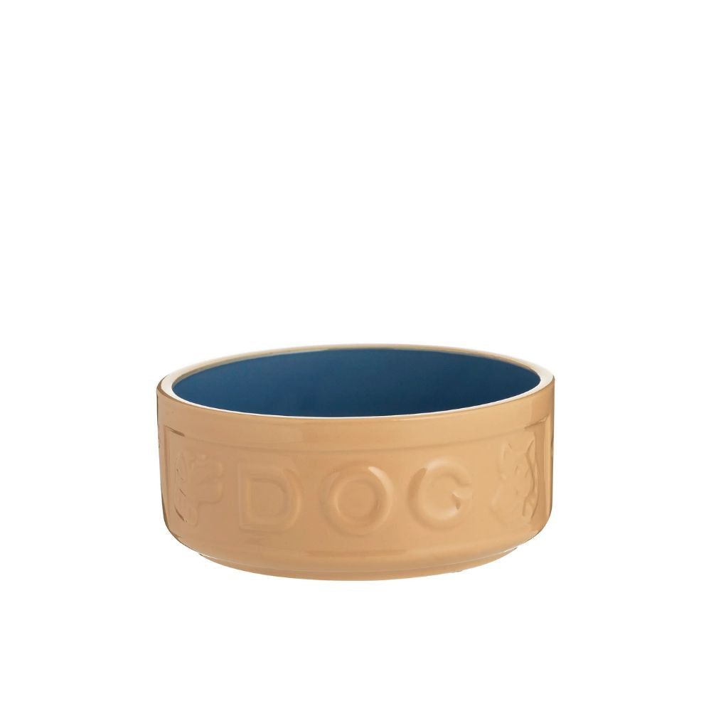 Bowl Perro Beige/Azul 15cms