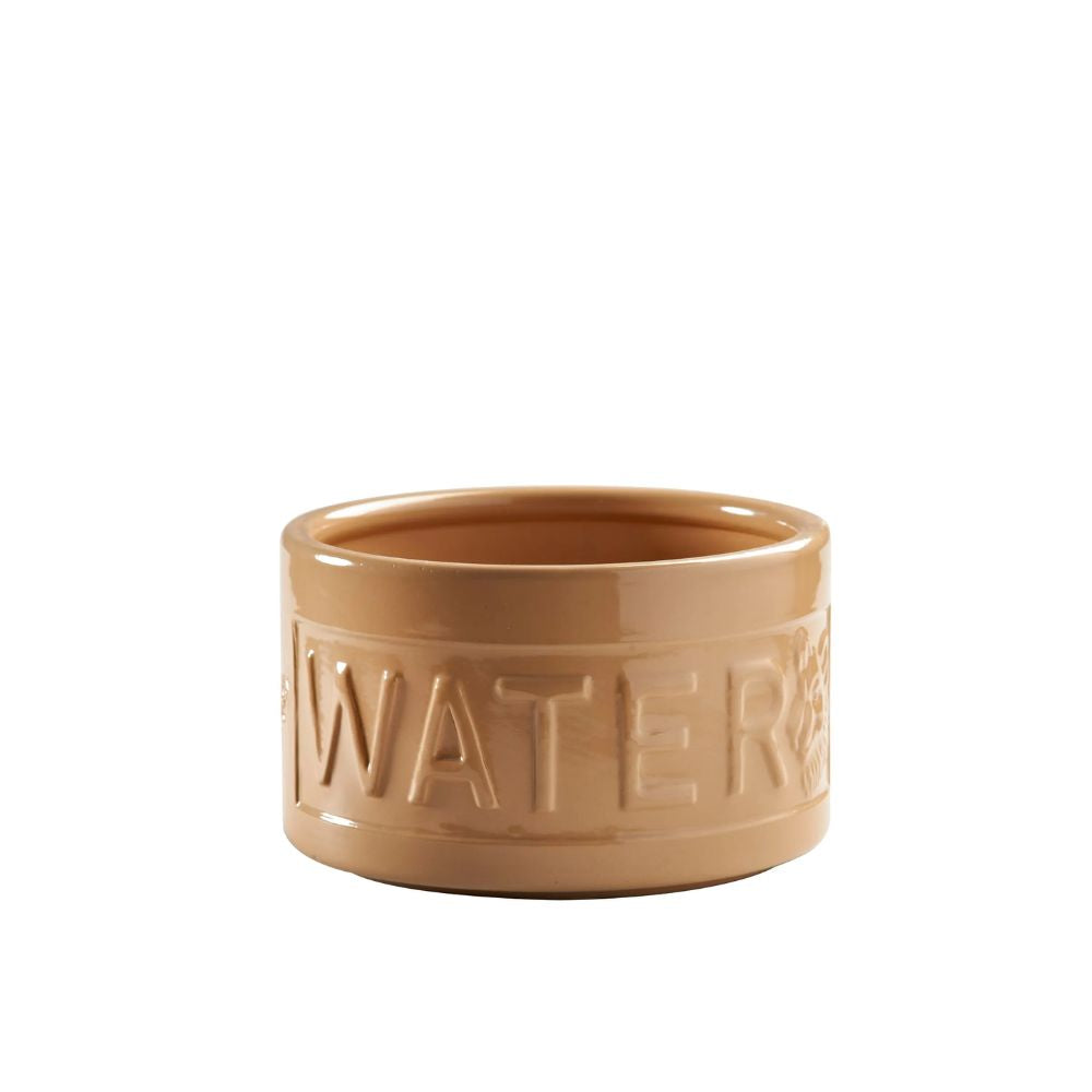 Bowl Perro Agua Beige 15cms