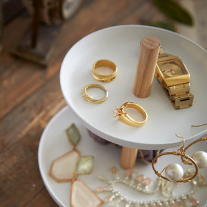 Set 2 Bandejas Accesorios Blanco