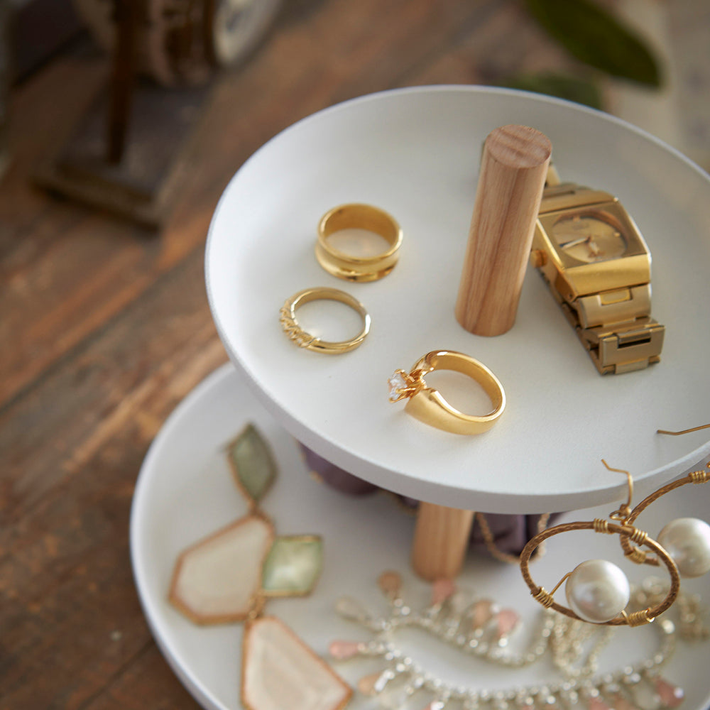 Set 2 Bandejas Accesorios Blanco