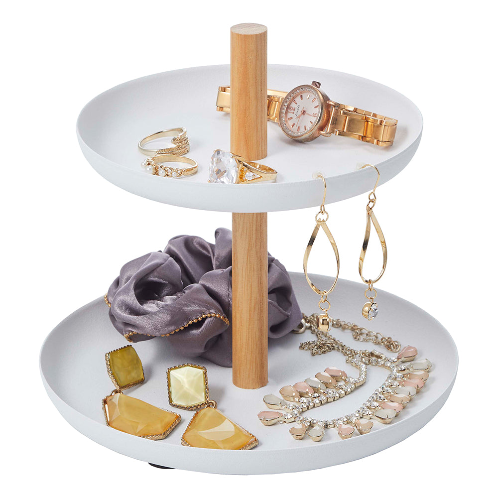Set 2 Bandejas Accesorios Blanco