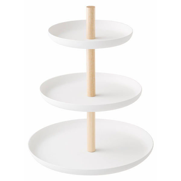 Set Platos 3 Niveles Tosca Blanco