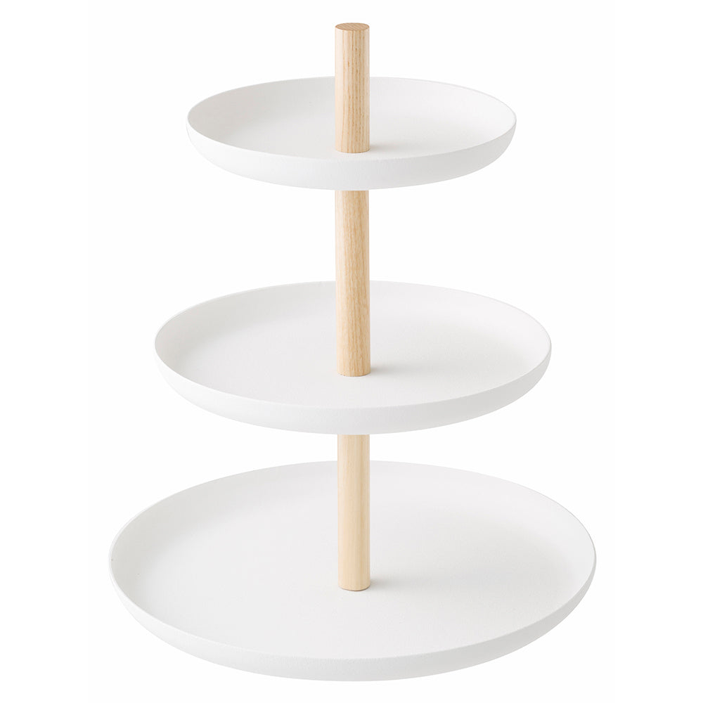 Set Platos 3 Niveles Tosca Blanco