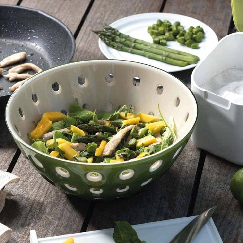 Bowl Le Murrine Verde Musgo 25cms