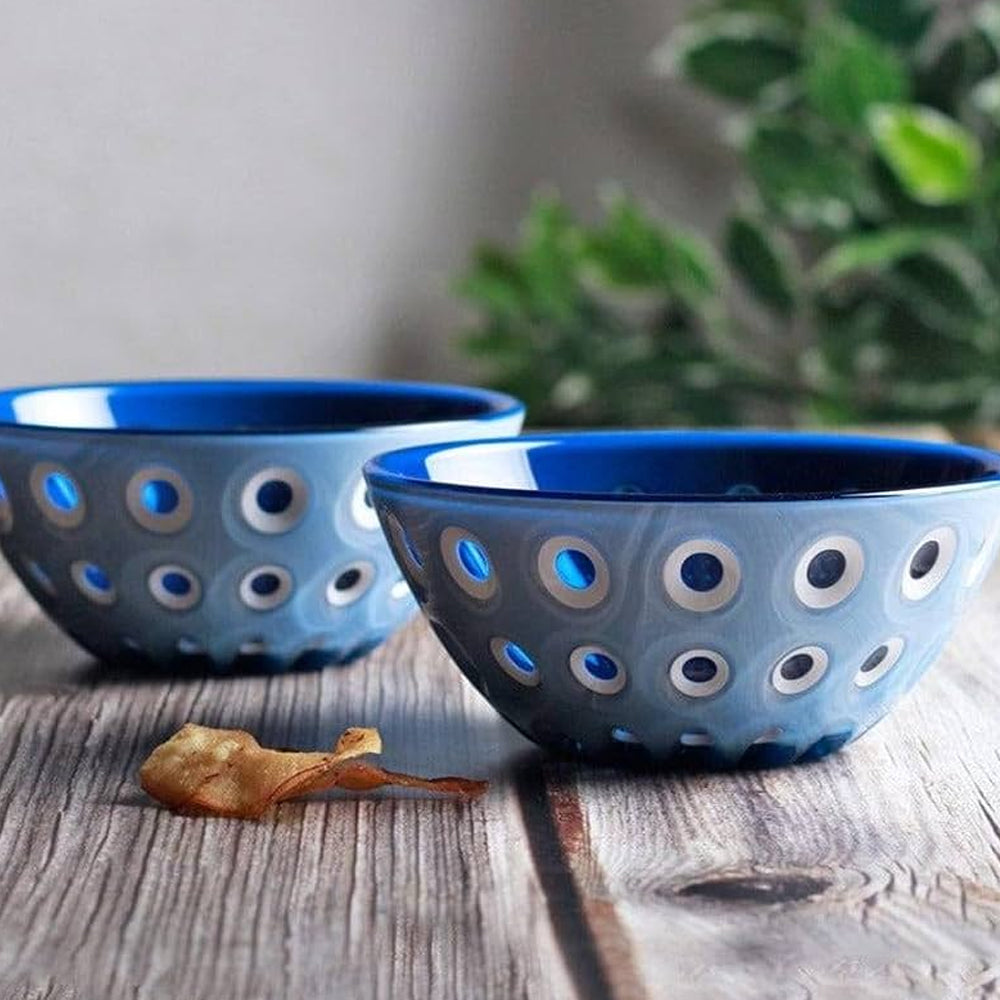 Bowl Le Murrine Celeste 25cms