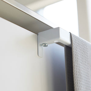 Toallero de Puerta Ajustable Blanco
