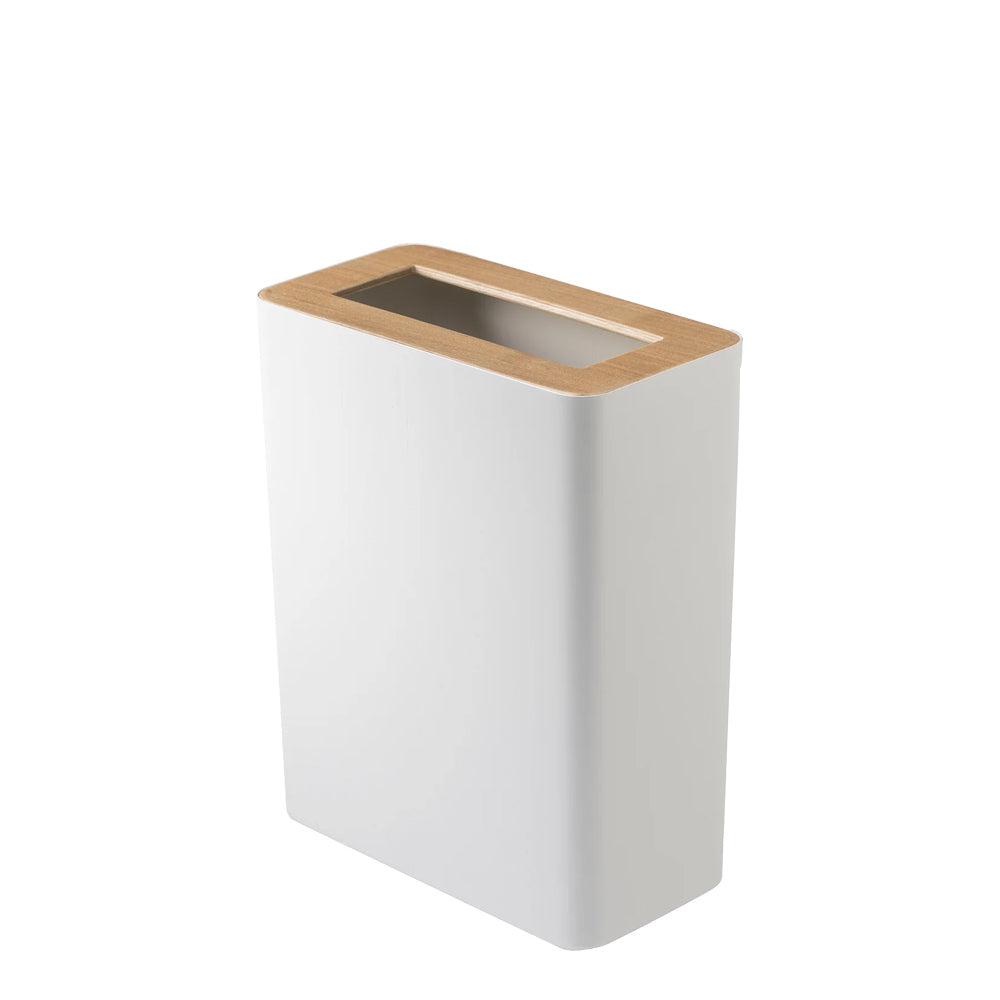 Basurero Rectangular Blanco