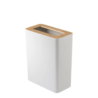 Basurero Rectangular Blanco
