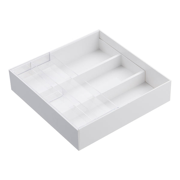 Organizador Cubiertos Extensible Blanco