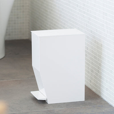 Basurero Pedal y Tapa Blanco