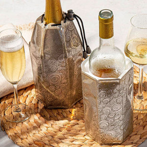 Set 2 Enfriadores Vino&Champagne Active Cooler Platinum
