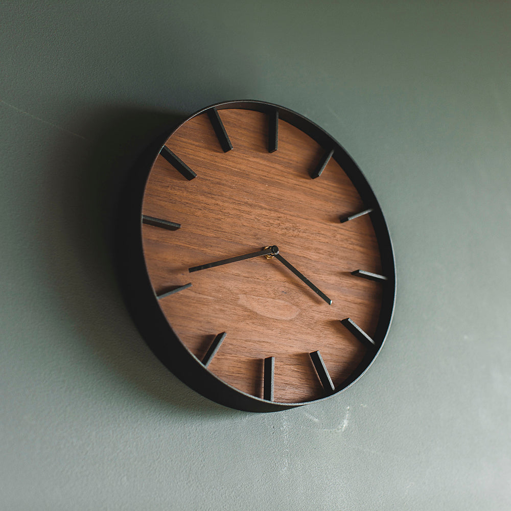 Reloj Rin Walnut Negro