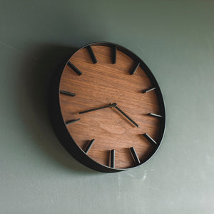 Reloj Rin Walnut Negro