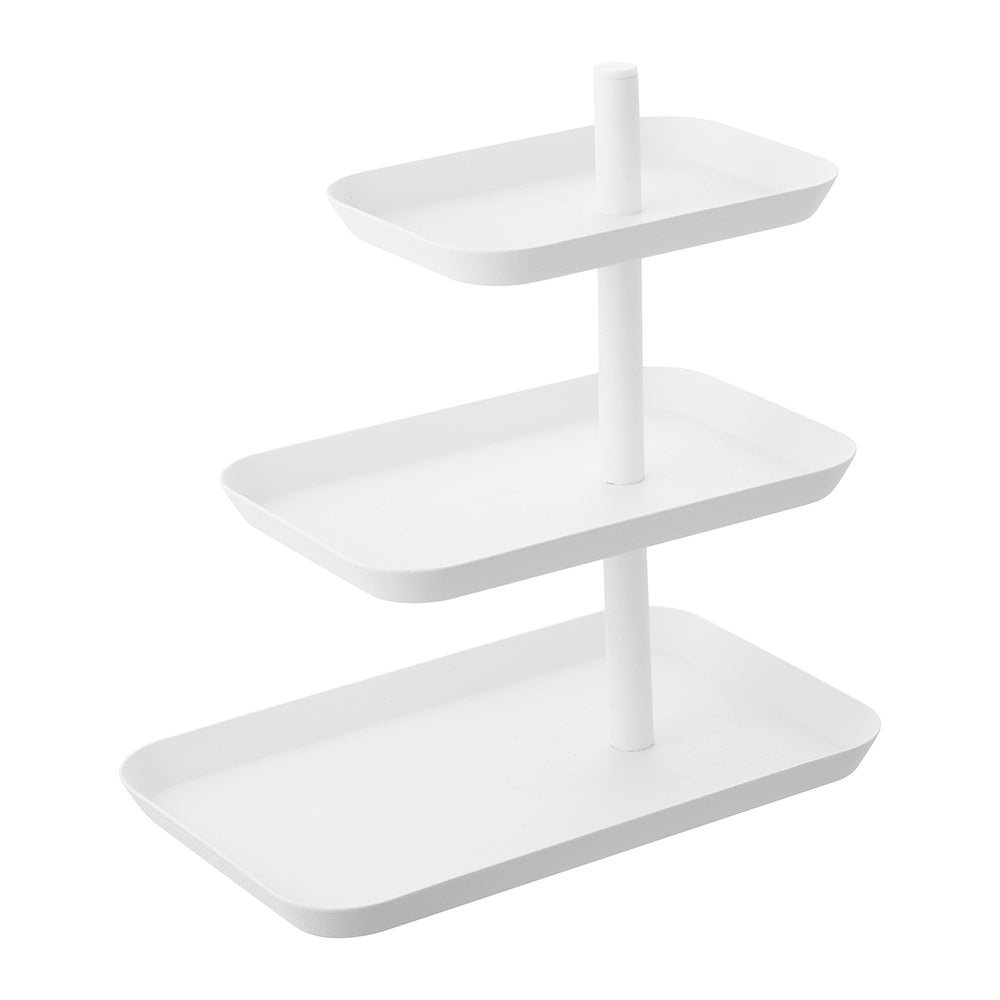 Set Platos Giratorios 3 Niveles Tower Blanco