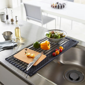 Escurridor Plegable Negro