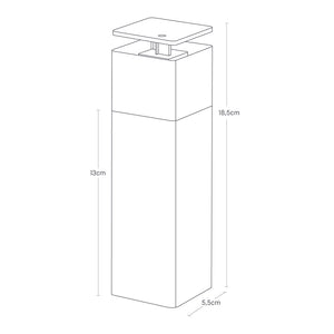 Dispensador Jabón Push Blanco