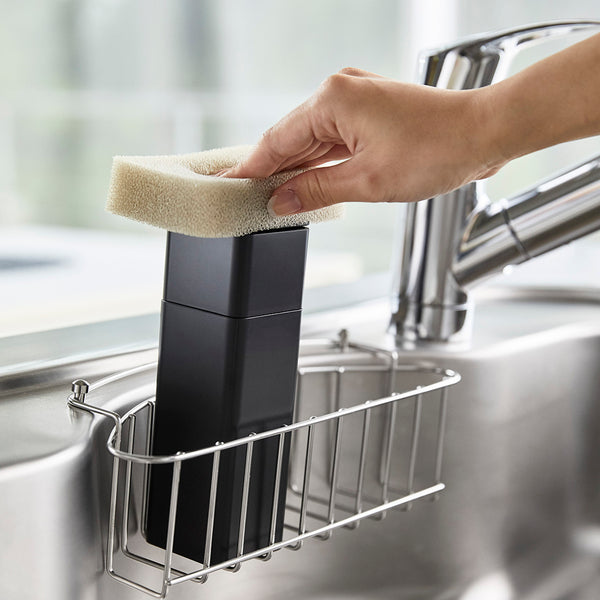 Dispensador Jabón Push Negro