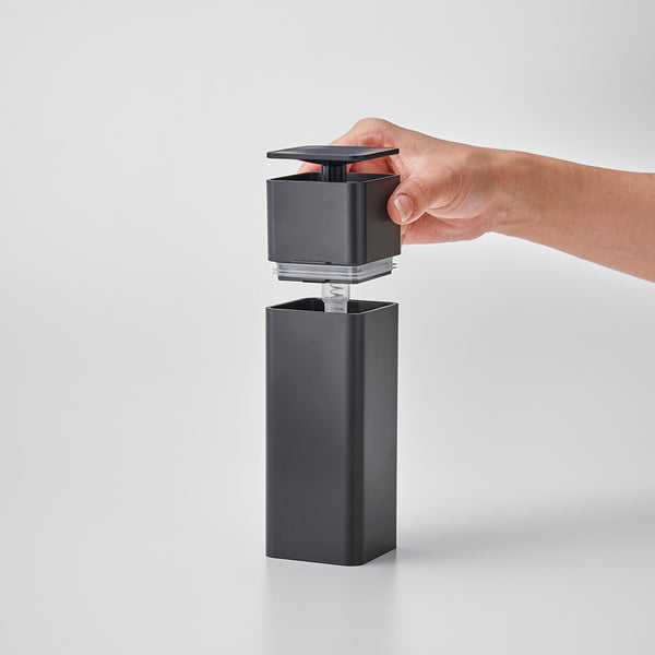 Dispensador Jabón Push Negro
