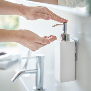 Dispensador Jabón Pared Blanco