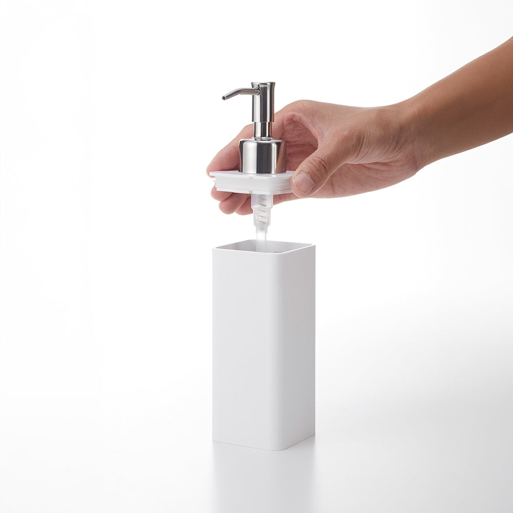 Dispensador Jabón Pared Blanco