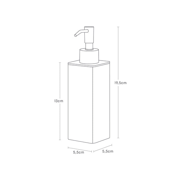 Dispensador Jabón Pared Blanco