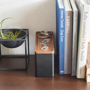 Caja Accesorios Slim 3 Niveles Negro