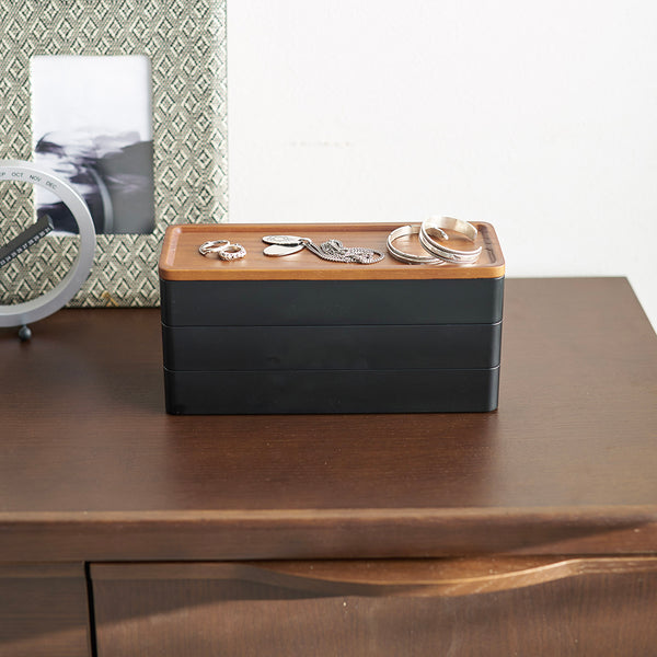 Caja Accesorios Slim 3 Niveles Negro