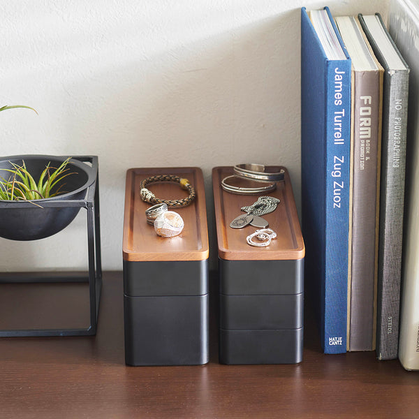 Caja Accesorios Slim 3 Niveles Negro