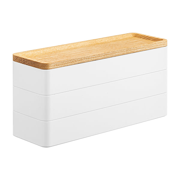 Caja Accesorios Slim 3 Niveles Blanco