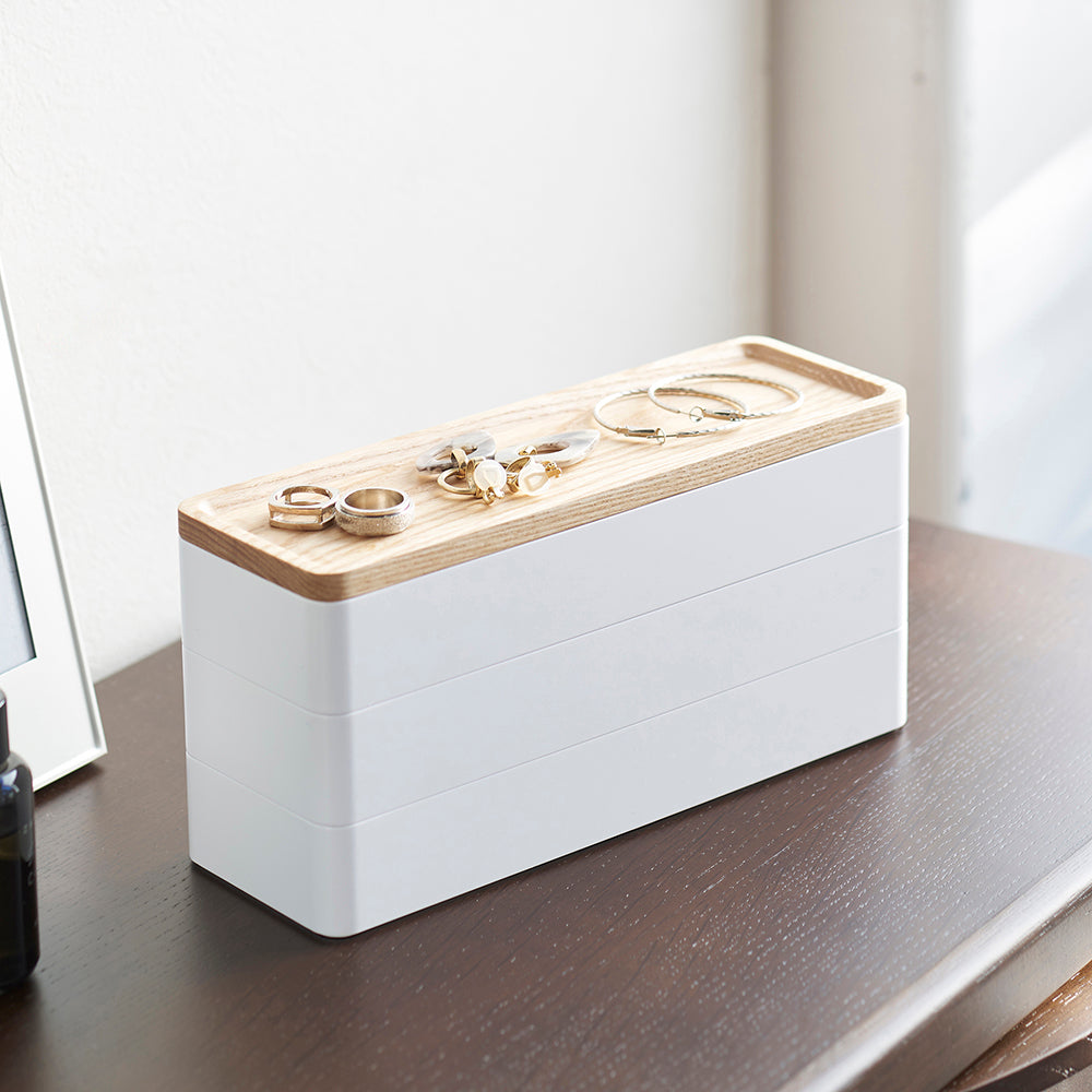 Caja Accesorios Slim 3 Niveles Blanco