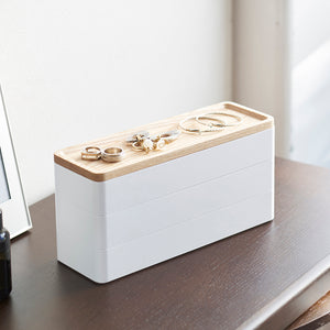 Caja Accesorios Slim 3 Niveles Blanco