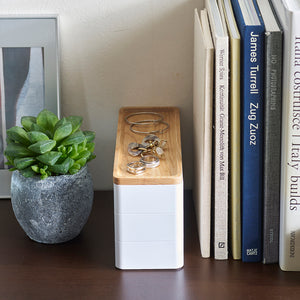 Caja Accesorios Slim 3 Niveles Blanco