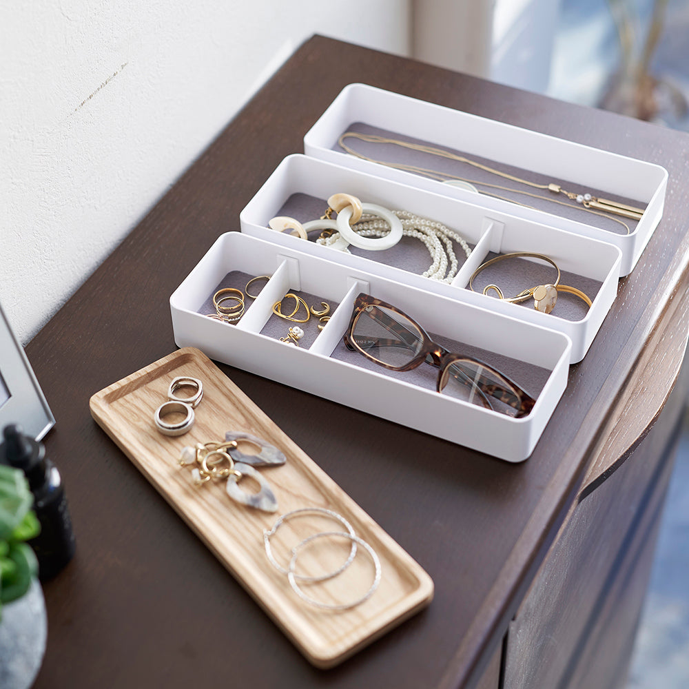 Caja Accesorios Slim 3 Niveles Blanco