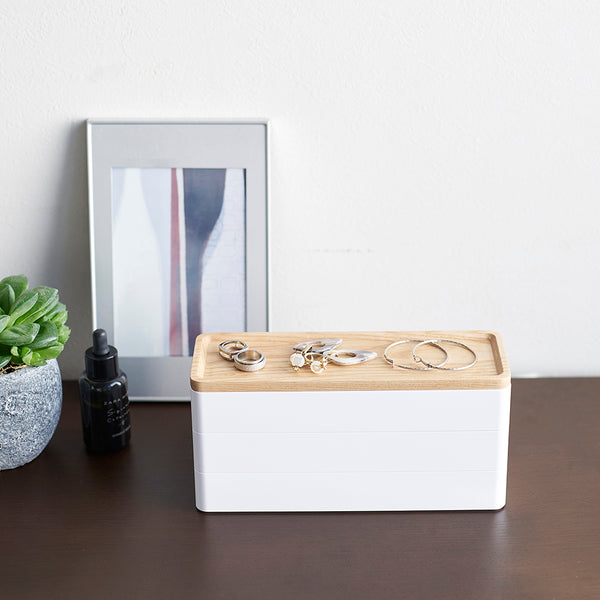 Caja Accesorios Slim 3 Niveles Blanco