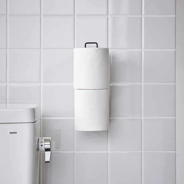 Porta Papel Higiénico Negro
