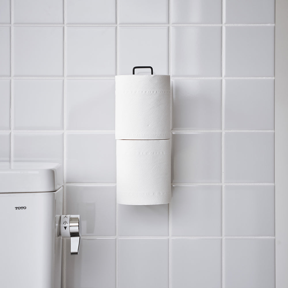 Porta Papel Higiénico Negro