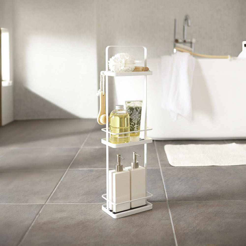 Caddy Baño 3 Niveles Blanco