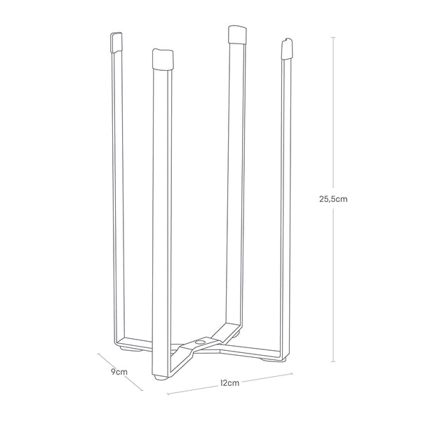 Soporte Multiusos Plegable Negro