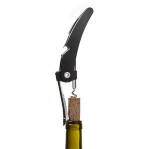 Descorchador Single Pull Negro