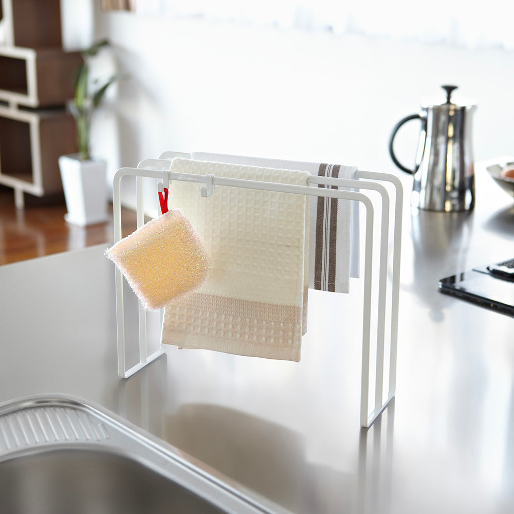 Colgador Paños Cocina Blanco